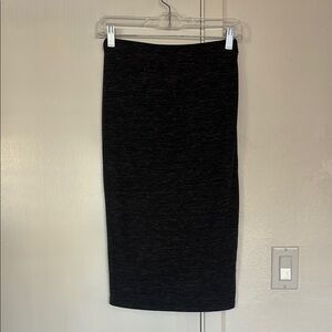 Elegant Black Pencil Skirt